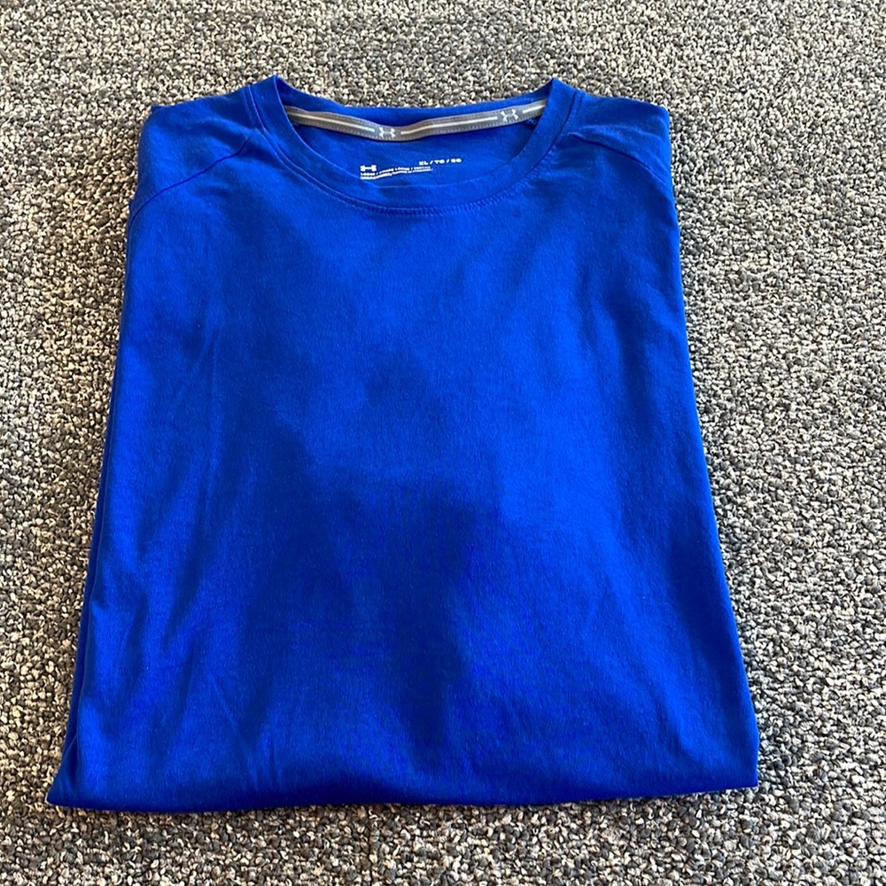 Under Armour - Men’s Athletics T-Shirt - Blue - XL
